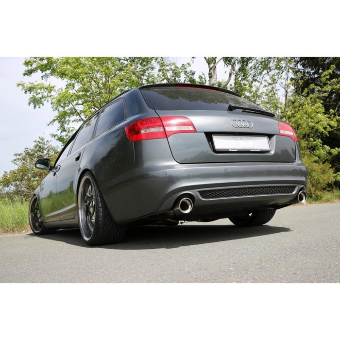 Fox Audi A6 Tipo 4F Quattro Silencioso Trasero Derecha-Izquierda Ø63,5 mm - FXAU072033-151