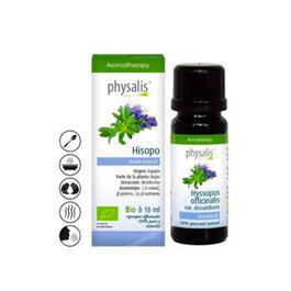 PHYSALIS Aceite Esencial Hisopo Hyssopus officinalis var. decumbens 10Ml Bio