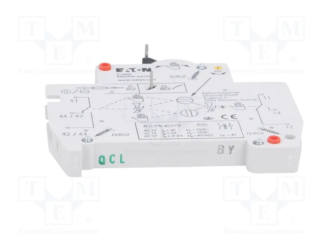 EATON ELECTRIC Contactos auxiliares DPDT para raíl DIN EATON ELECTRIC Contactos auxiliares DPDT para raíl DIN