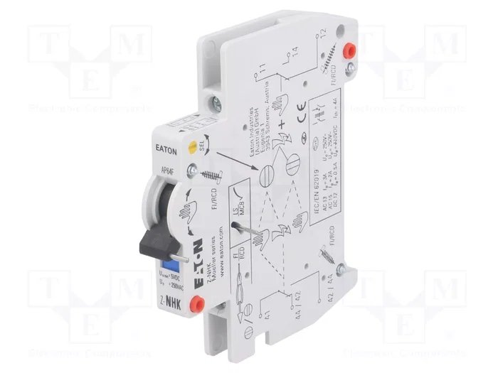 EATON ELECTRIC Contactos auxiliares DPDT para raíl DIN EATON ELECTRIC Contactos auxiliares DPDT para raíl DIN
