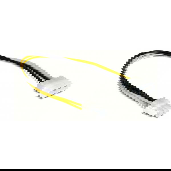 DeLOCK Adaptador Cable P4 4-pin a Molex 4-pin, 0.3 m, Negro y Amarillo, Str. Delock P4 4pol -> 4pin Molex DeLOCK Adaptador Cable P4 4-pin a Molex 4-pin, 0.3 m, Negro y Amarillo, Str. Delock P4 4pol -> 4pin Molex