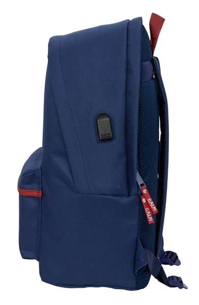 Safta Mochila El Pulpo Doble para Portátil 15,6" con USB 31x44x18 cm