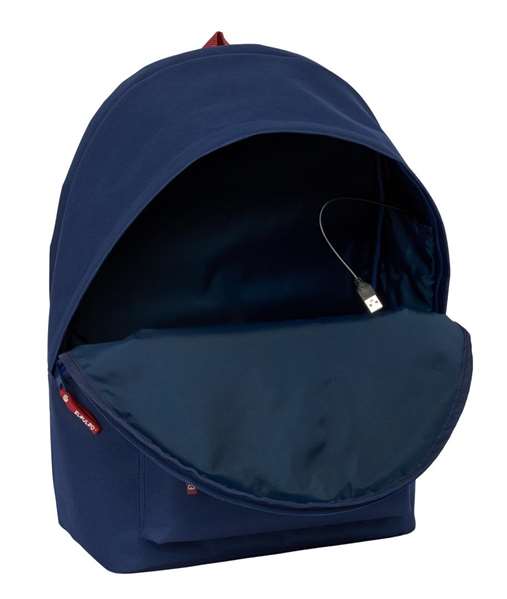 Safta Mochila El Pulpo Doble para Portátil 15,6" con USB 31x44x18 cm