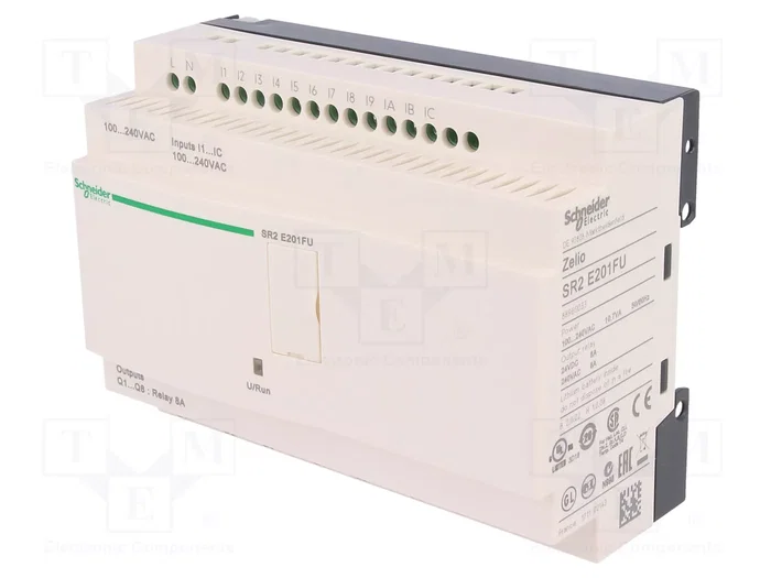 SCHNEIDER ELECTRIC Zelio Logic SR2E201FU Relé Programable Compacto SCHNEIDER ELECTRIC Zelio Logic SR2E201FU Relé Programable Compacto