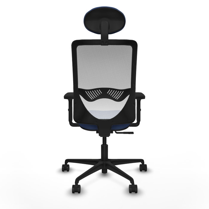 PIQUERAS Y CRESPO Silla de oficina Zulema Azul marino y Blanco PIQUERAS Y CRESPO Silla de oficina Zulema Azul marino y Blanco
