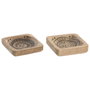 DKD Home Decor Bandeja Vaciabolsillos Astros de Mango, Pack de 2