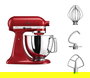 Kitchenaid Robot de Cocina Artisan 5KSM125 EER, 4.8L, Rojo, Acción Planetaria