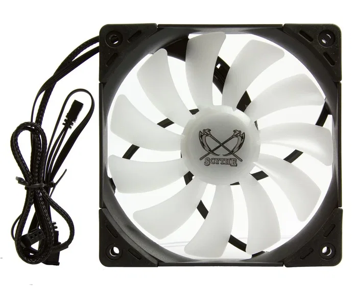 Scythe Kaze Flex RGB 1200 Ventilador Auxiliar Universal 12 cm Negro, Blanco Scythe Kaze Flex RGB 1200 Ventilador Auxiliar Universal 12 cm Negro, Blanco