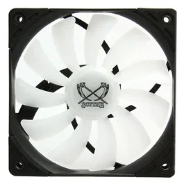Scythe Kaze Flex RGB 1200 Ventilador Auxiliar Universal 12 cm Negro, Blanco