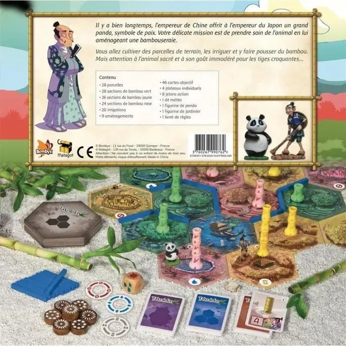 Asmodee ASM3760267991165 Takenoko - Juego de Mesa en Idioma Francés