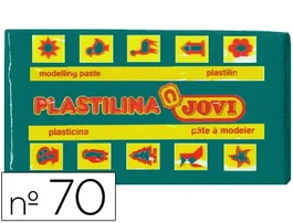 Jovi Plastilina Verde Oscuro Unidad Pequeño