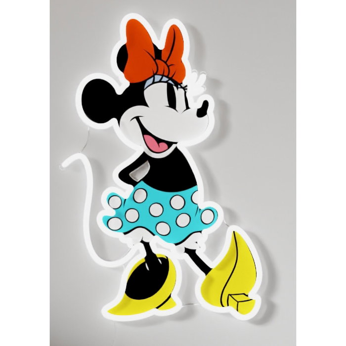 Yellowpop Disney Minnie Full Body LED Neon Wall Light Lampesco de pared de neón Yellowpop Disney Minnie Full Body LED Neon Wall Light Lampesco de pared de neón