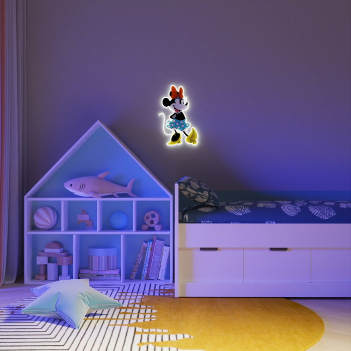 Yellowpop Disney Minnie Full Body LED Neon Wall Light Lampesco de pared de neón Yellowpop Disney Minnie Full Body LED Neon Wall Light Lampesco de pared de neón