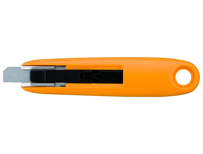 Olfa Cutter de Seguridad SK-7, Cuchilla de 12 mm, Recogida Automática, Ambidiestro, Eco Mark