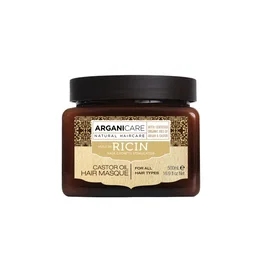 Arganicare Ricin Mascarilla crema de tratamiento capilar para la estimulación del crecimiento, 500 ml