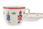 DKD Home Decor Taza Cascanueces Navidad Tradicional Porcelana Multicolor Set de 2 (12 Unidades) 8 x 5 x 10 cm