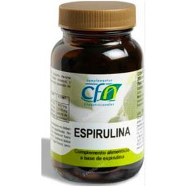 CFN Espirulina 500Mg. 200Comp. Complemento alimenticio a base de espirulina, fuente de proteínas y vitamina B12 para dietas veganas.