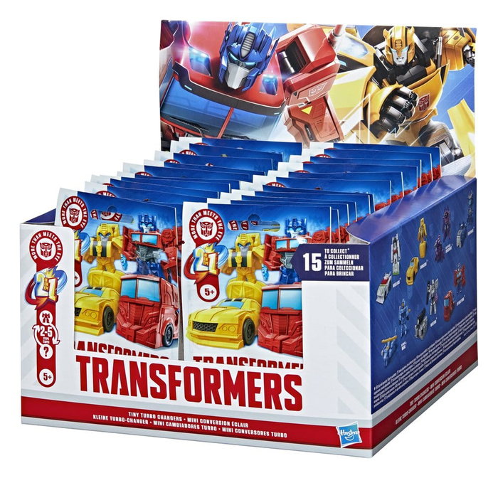 Transformers Mini Figuras 4 cm Tiny Turbo Changers Cajas Sorpresas Expositor (24) Transformers Mini Figuras 4 cm Tiny Turbo Changers Cajas Sorpresas Expositor (24)