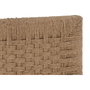 DKD Home Decor Cabecero de Cama Teca y Fibra Natural 165x105 cm