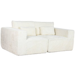 Sofá Home ESPRIT Crema Scandi 220 x 158 x 91 cm