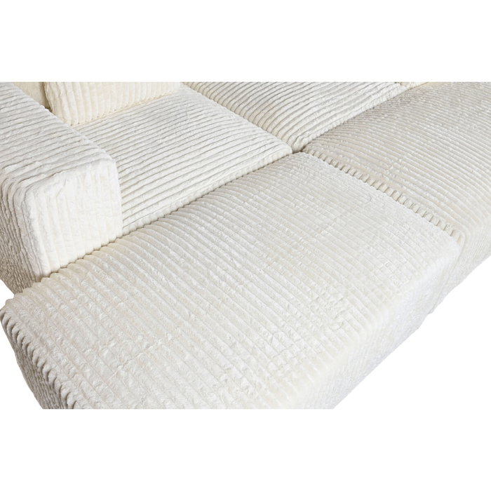 Sofá Home ESPRIT Crema Scandi 220 x 158 x 91 cm