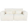 Sofá Home ESPRIT Crema Scandi 220 x 158 x 91 cm