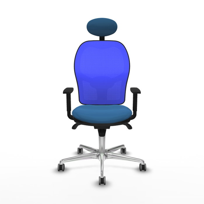 PIQUERAS Y CRESPO Silla de oficina Jorquera Azul con mecanismo Sincro PIQUERAS Y CRESPO Silla de oficina Jorquera Azul con mecanismo Sincro