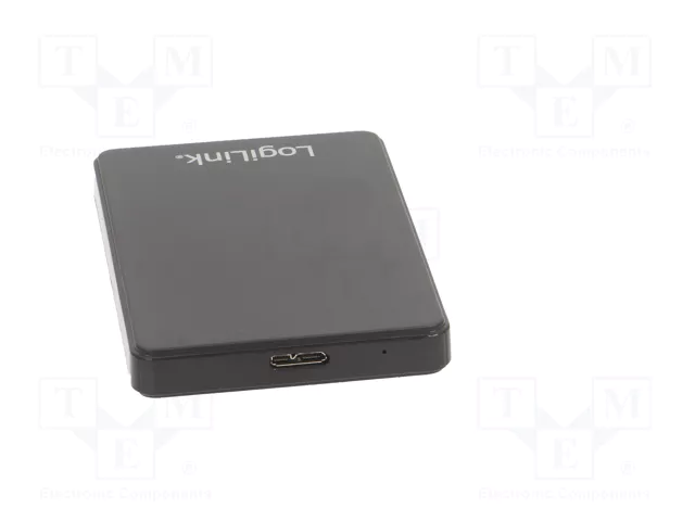 LogiLink UA0339 Carcasa para HDD/SSD de 2,5 pulgadas USB 3.0, Negro