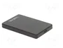 LogiLink UA0339 Carcasa para HDD/SSD de 2,5 pulgadas USB 3.0, Negro