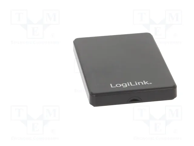 LogiLink UA0339 Carcasa para HDD/SSD de 2,5 pulgadas USB 3.0, Negro