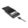 LogiLink UA0339 Carcasa Externa para Disco Duro HDD o SSD 2.5" SATA, USB 3.2 Gen 1 (5 Gbit/s), Plug & Play, Negro