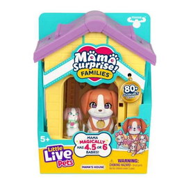 Moose La casa de mamá Little Live Pets Incluye Cachorros para Coleccionar