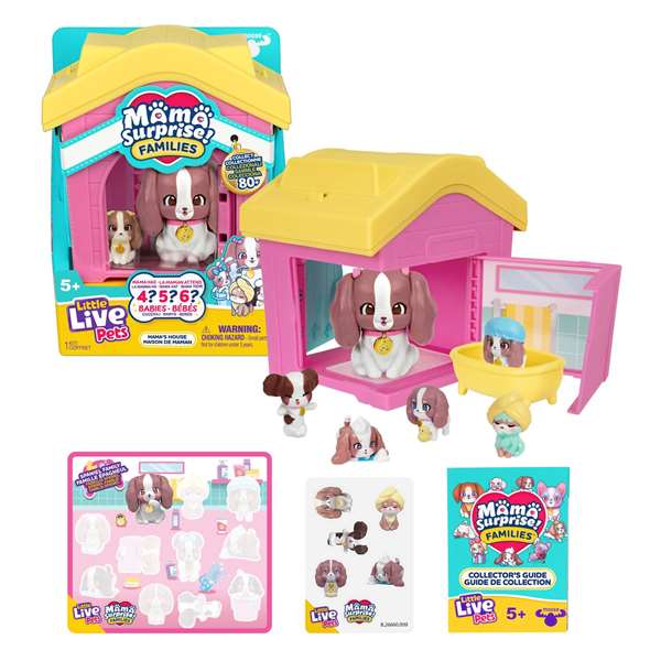 Moose La casa de mamá Little Live Pets Incluye Cachorros para Coleccionar Moose La casa de mamá Little Live Pets Incluye Cachorros para Coleccionar