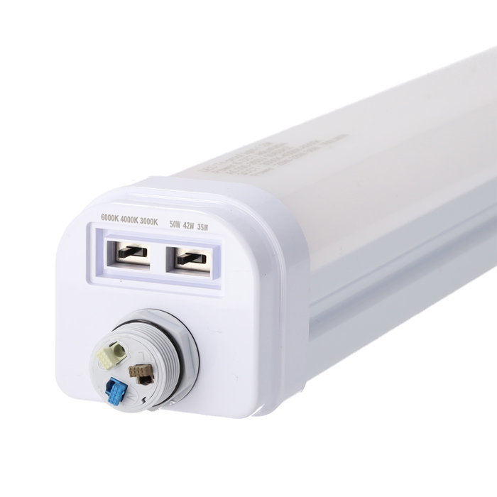Philips Luminaria Estanca Enlazable LED 150cm Potencia Regulable 35/42/50W CCT