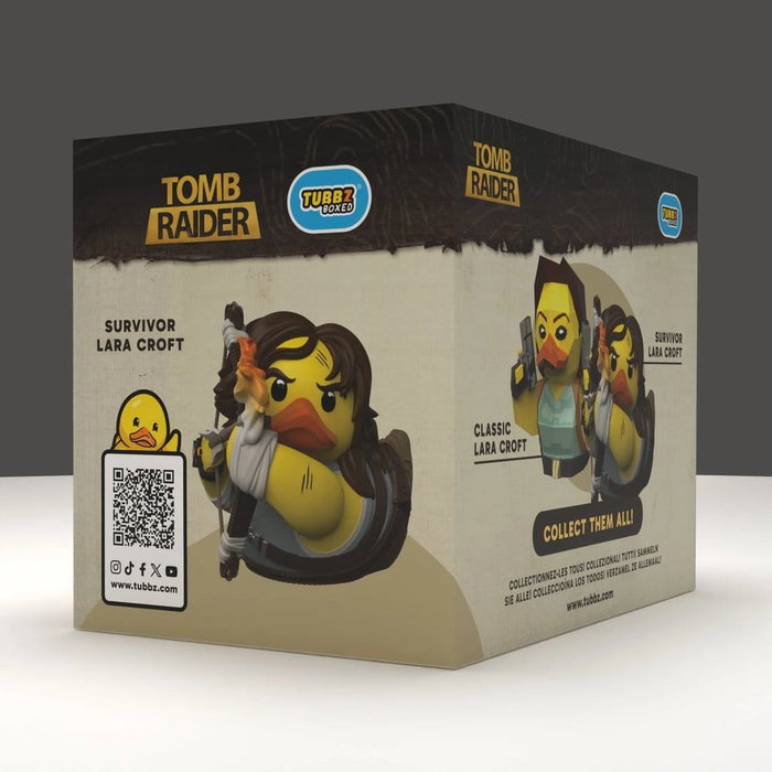 Numskull Tomb Raider Tubbz Figura Lara Croft (Survivor) Boxed Edition Numskull Tomb Raider Tubbz Figura Lara Croft (Survivor) Boxed Edition