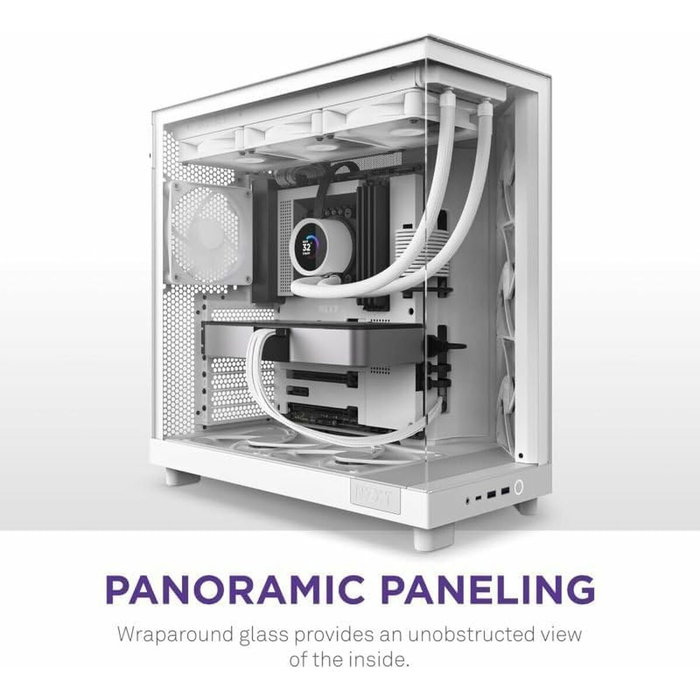 NZXT H6 Flow Blanco Midi Tower