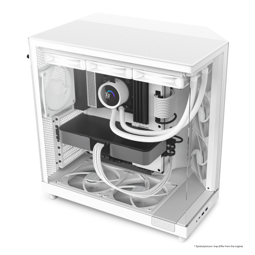 NZXT CC-H61FW-01 H6 Air Flow Midi Tower Blanco