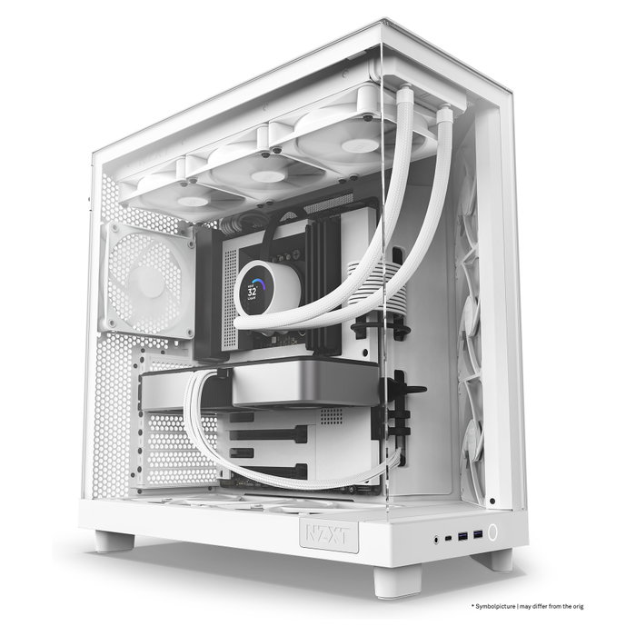 NZXT H6 Flow Blanco Midi Tower