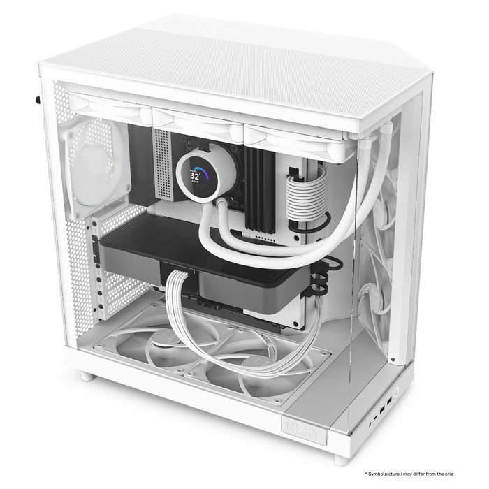 NZXT H6 Flow Blanco Midi Tower