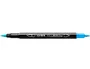 Lyra Rotulador Aqua Brush Acuarelable Doble Punta Fina y Pincel Azul Claro