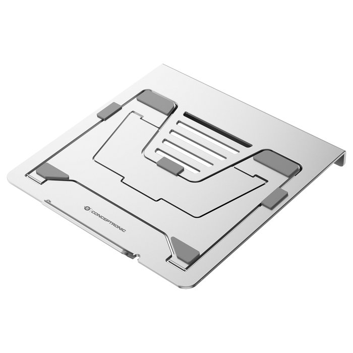 Conceptronic DONN35S Soporte para ordenador portátil y estación de acoplamiento 7 en 1, Plata Conceptronic DONN35S Soporte para ordenador portátil y estación de acoplamiento 7 en 1, Plata