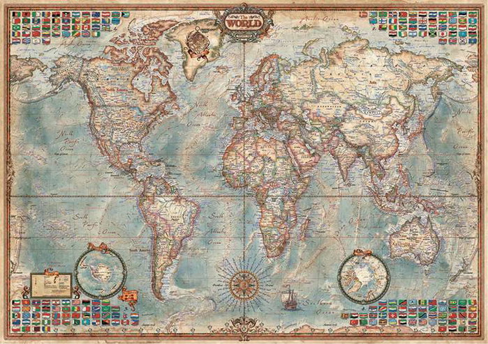 Educa Puzzle 1500 Piezas El Mundo Mapa Político Educa Puzzle 1500 Piezas El Mundo Mapa Político