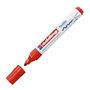 Edding Marcador permanente especial tela 4500 punta conica rojo