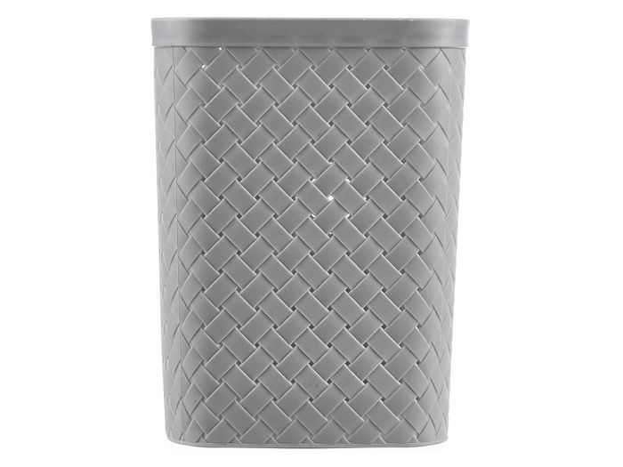 Pincello Papelera Cuadrada Gris 19.8 x 19.3 x 0.3 cm (Set de 12)