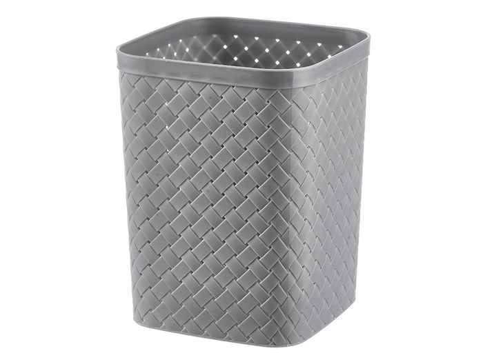 Pincello Papelera Cuadrada Gris 19.8 x 19.3 x 0.3 cm (Set de 12)