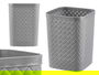 Pincello Papelera Cuadrada Gris 19.8 x 19.3 x 0.3 cm (Set de 12)
