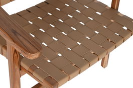 DKD Home Decor Butaca Beige Natural 78 x 75 x 74 cm