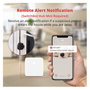 SwitchBot Contact Sensor W1201500 - Sensor de Contacto Inalámbrico Bluetooth para Puertas y Ventanas, Blanco