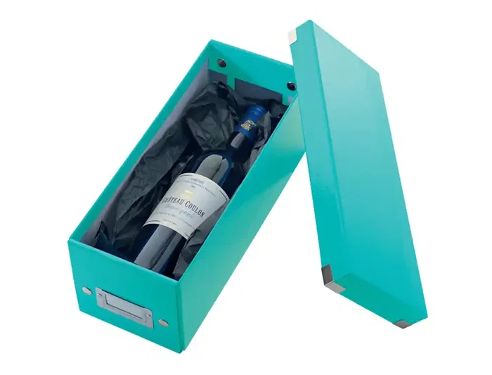 Leitz Click&Store CD Box Caja de Almacenamiento Turquesa 143x147x352 mm