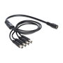 DeLOCK 83287 Cable repartidor DC 1 hembra a 4 machos 5,5 x 2,1 mm